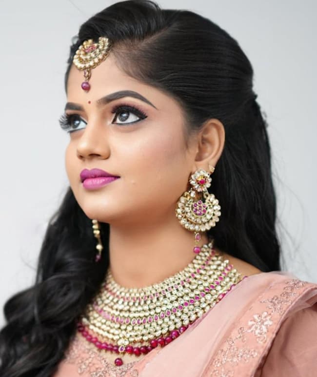 Hindu Reception Makeup
